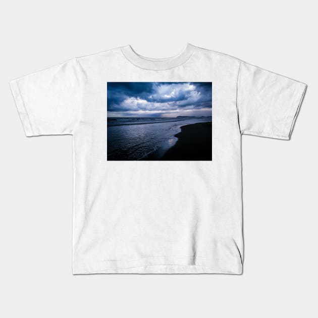 Liguria landscape photography, beach and sea Kids T-Shirt by marghe41